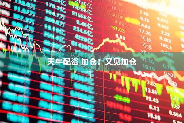 天牛配资 加仓！又见加仓